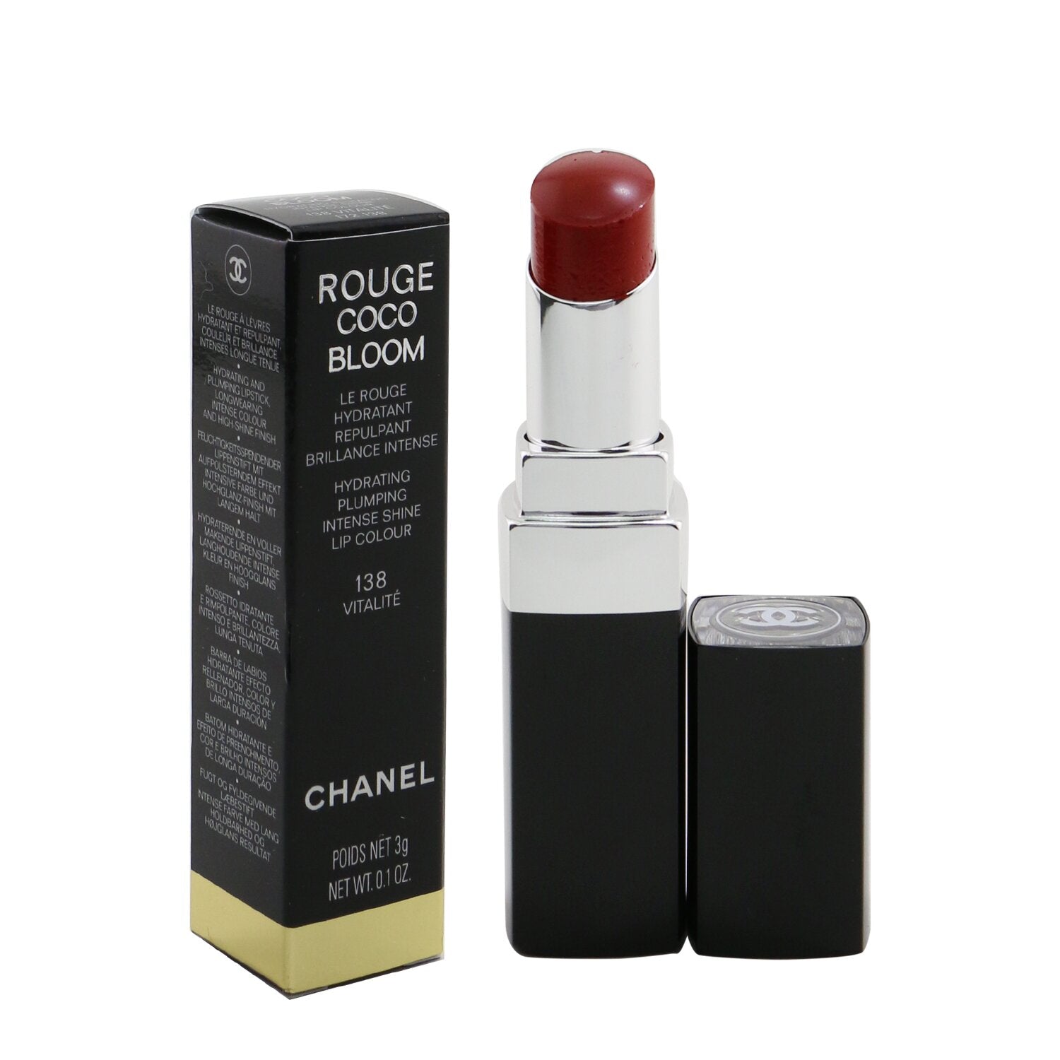 Chanel Rouge Coco Bloom Hydrating Plumping Intense Shine Lip Colour - # 120 Freshness  3g/0.1oz
