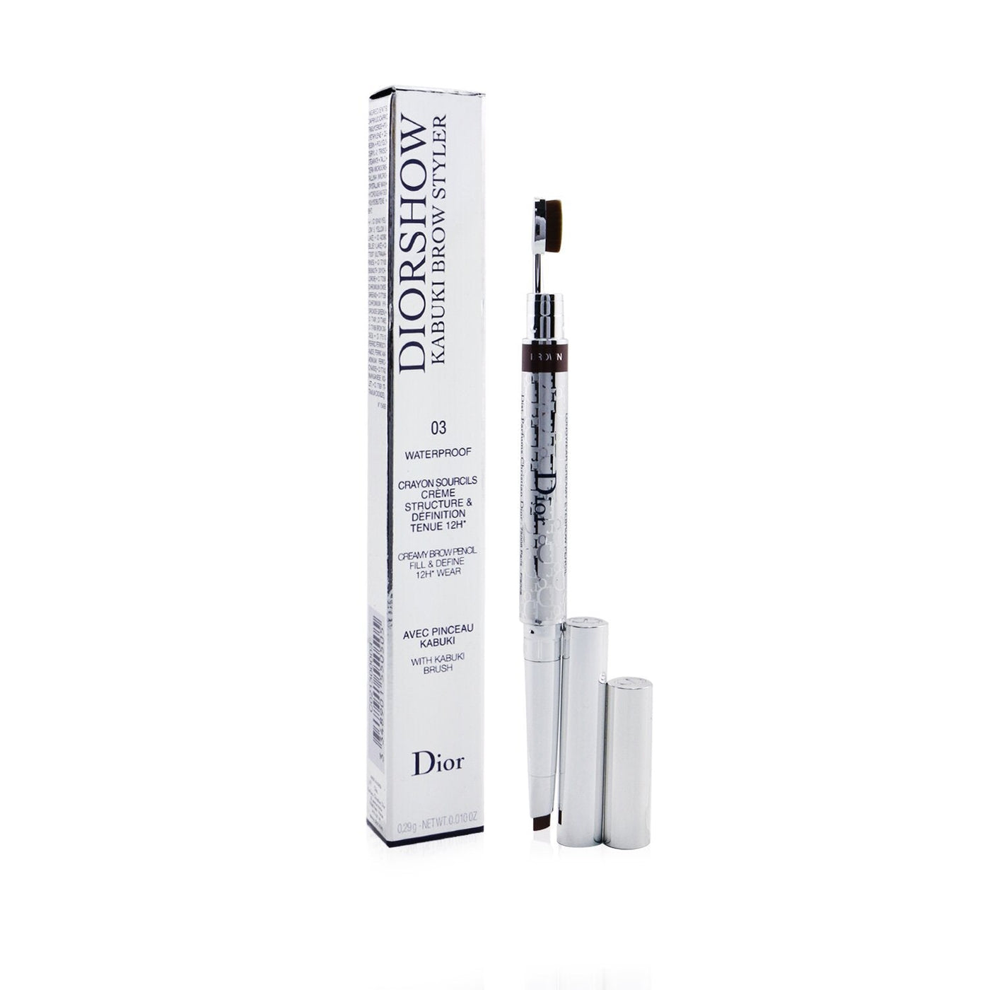 Christian Dior Diorshow Kabuki Brow Styler Creamy Brow Pencil Waterproof - # 031 Light Brown  0.29g/0.01oz