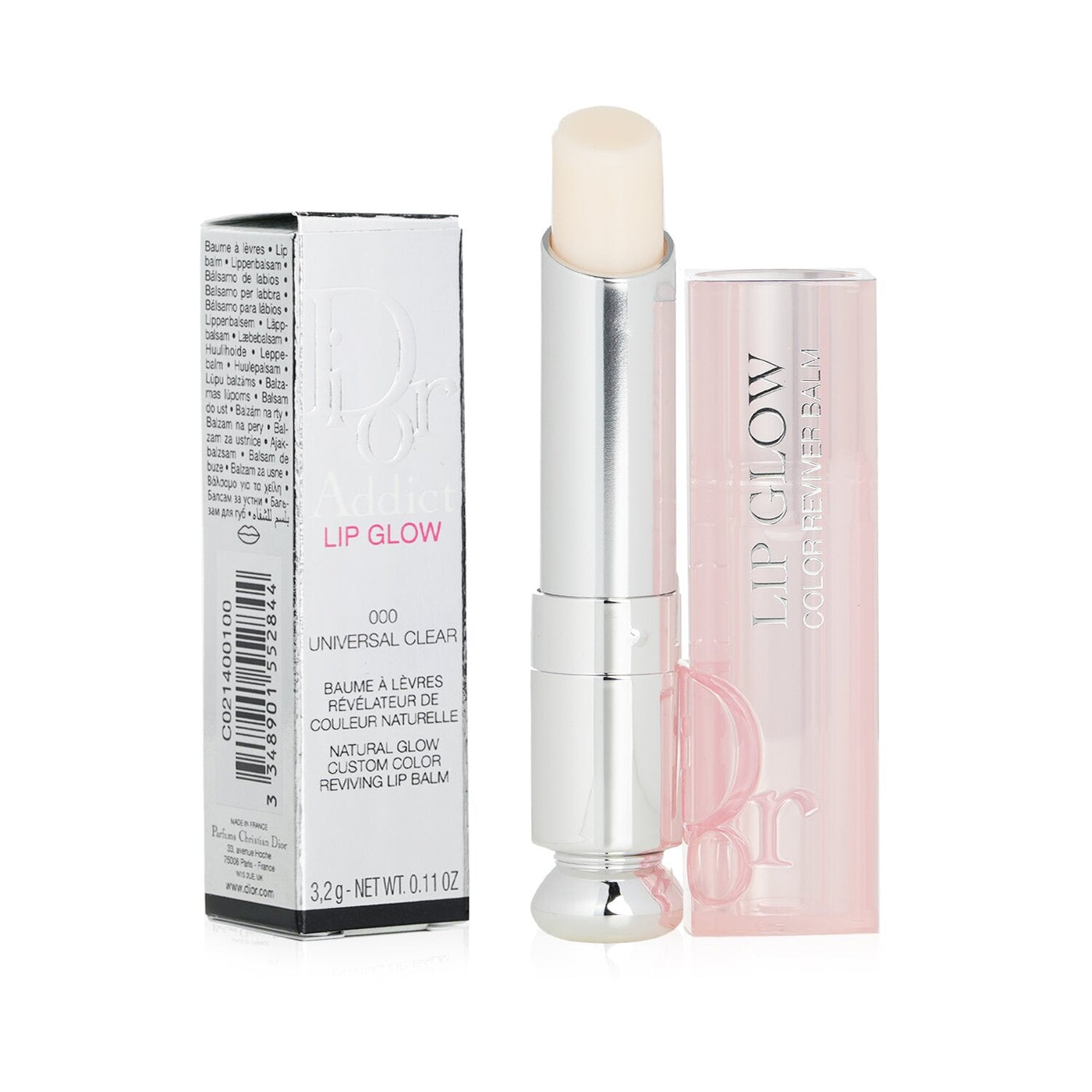 Christian Dior Dior Addict Lip Glow & Colour Reviving Lip Balm # 063 Pink Lilac  3.2g/0.11oz