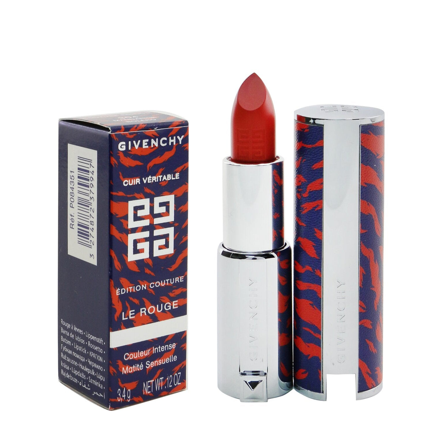 Givenchy Le Rouge Intense Color Sensuously Mat Lipstick - # 205 Fuchsia Irresistible  3.4g/0.12oz