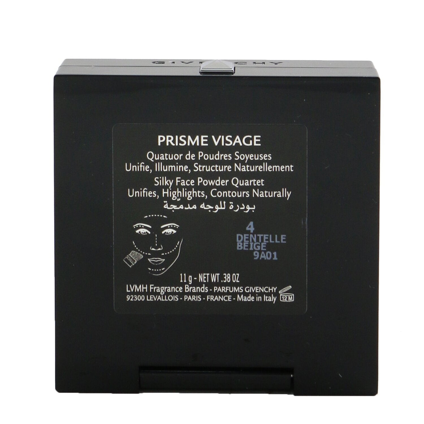 Givenchy Prisme Visage Silky Face Powder Quartet - # 5 Soie Abricot  11g/0.38oz