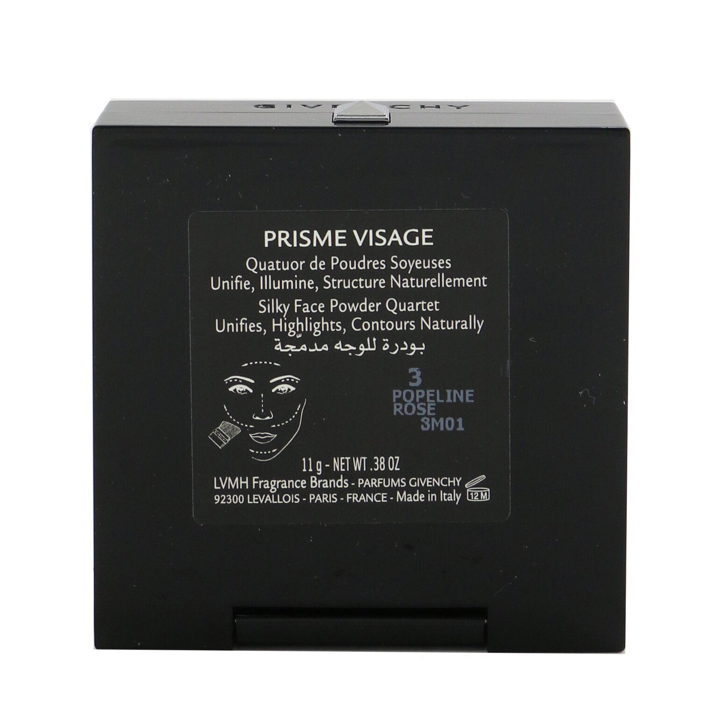 Givenchy Prisme Visage Silky Face Powder Quartet - # 4 Dentelle Beige  11g/0.38oz