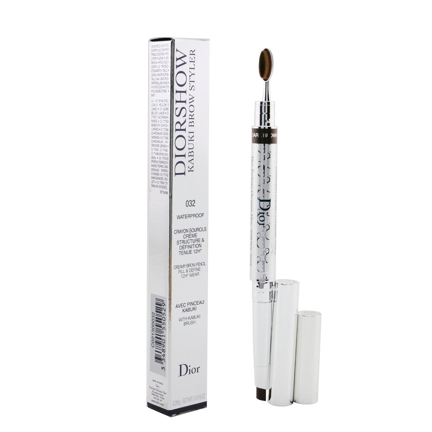 Christian Dior Diorshow Kabuki Brow Styler Creamy Brow Pencil Waterproof - # 031 Light Brown  0.29g/0.01oz