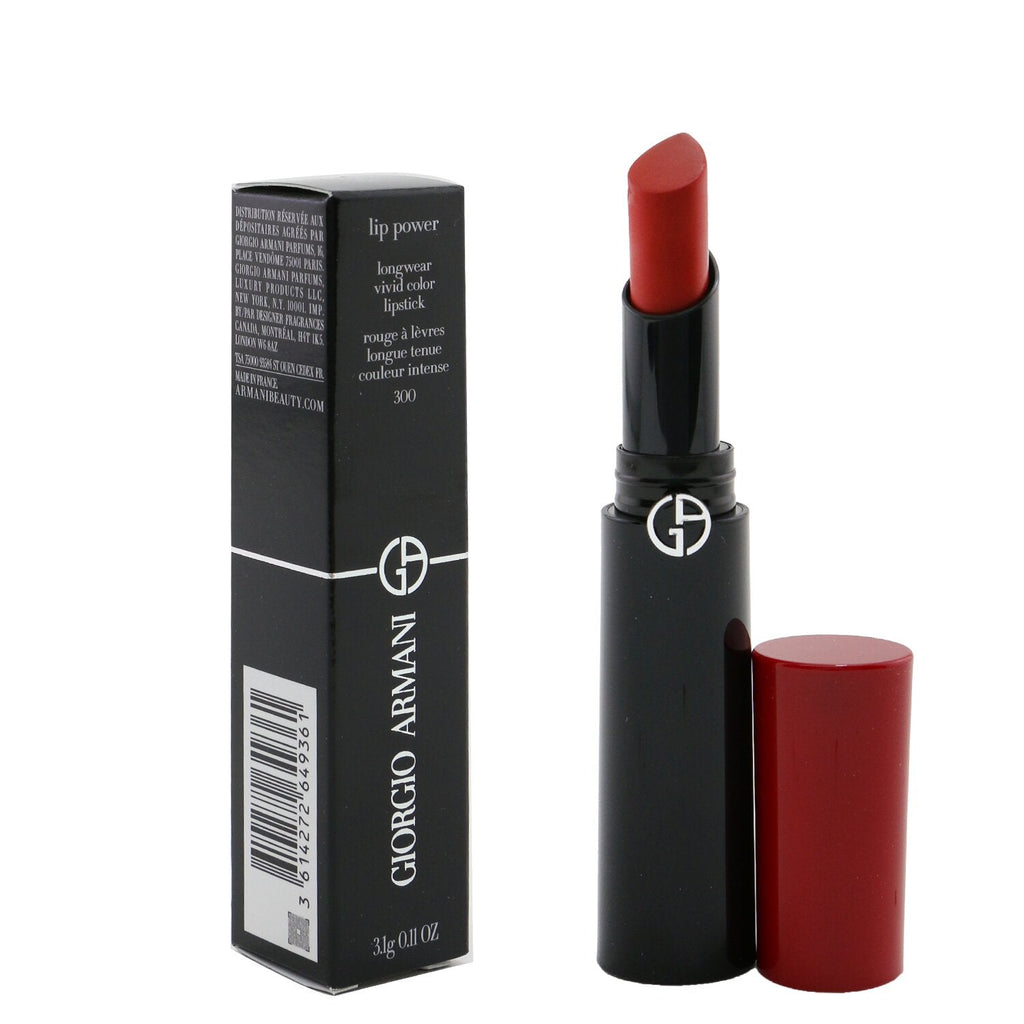 Giorgio Armani Lip Power Longwear Vivid Color Lipstick - # 400 Four Hundred  3.1g/0.11oz