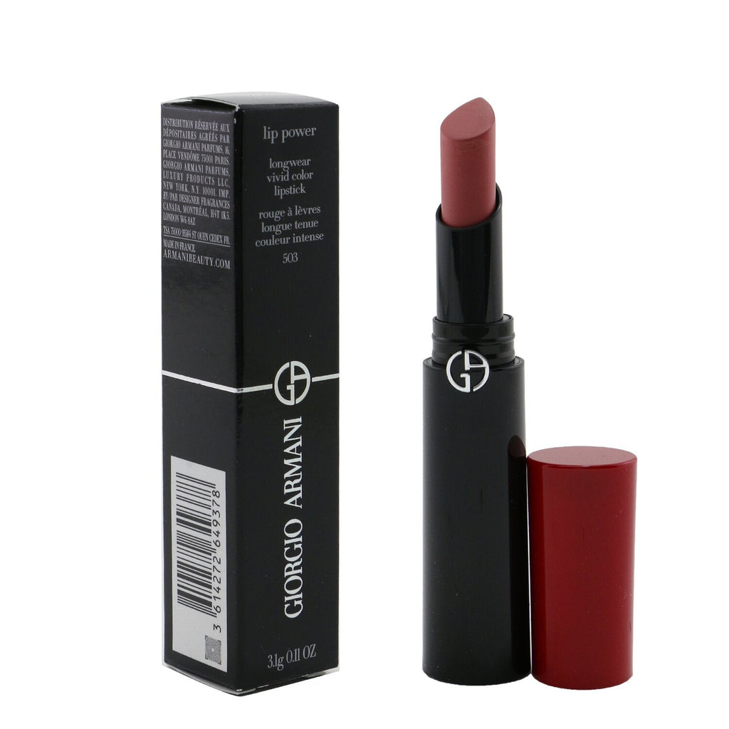 Giorgio Armani Lip Power Longwear Vivid Color Lipstick - # 600 Confident  3.1g/0.11oz