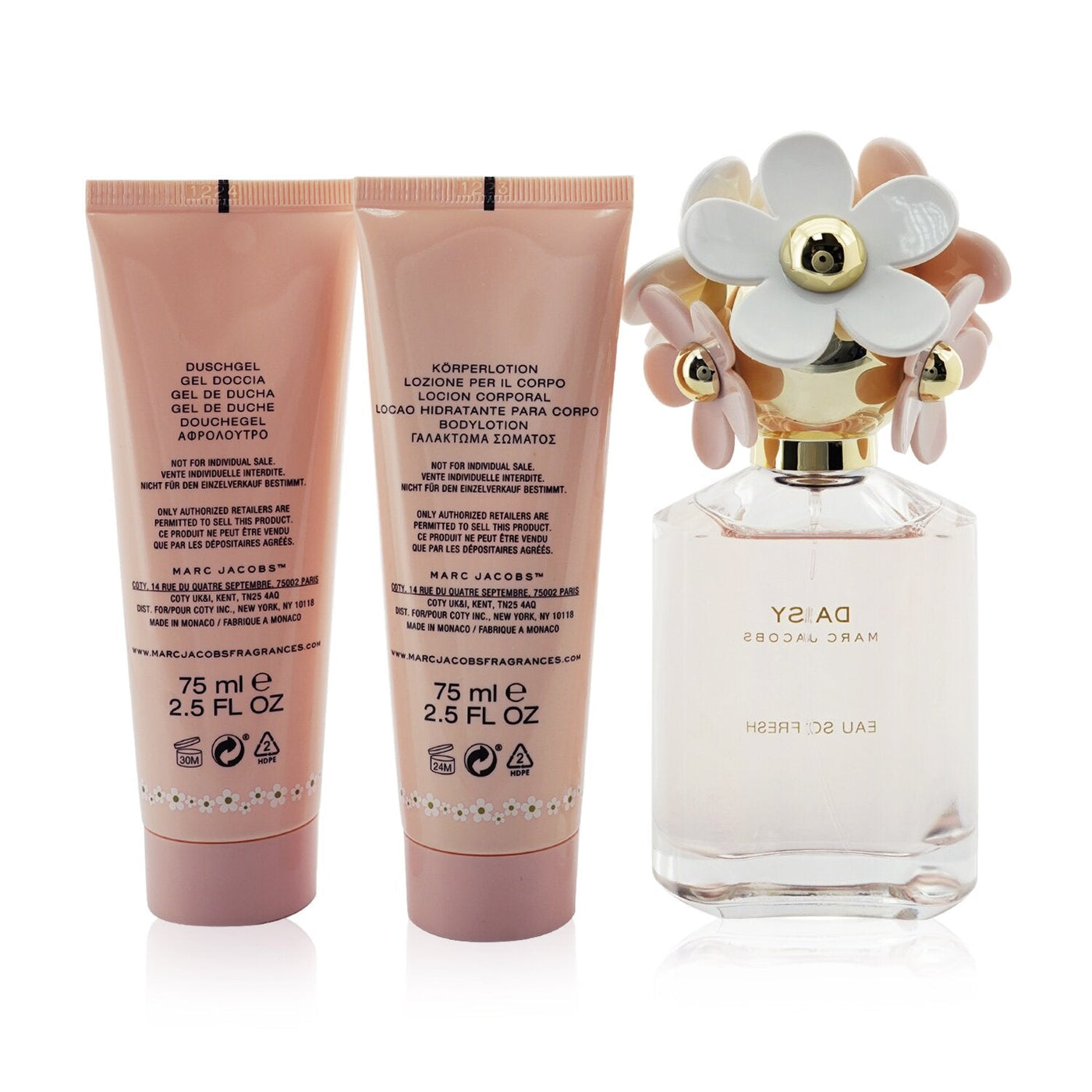 Marc Jacobs Daisy Eau So Fresh Coffret: Eau De Toilette Spray 75ml/2.5oz + Body Lotion 75ml/2.5oz + Shower Gel 75ml/2.5oz  3pcs