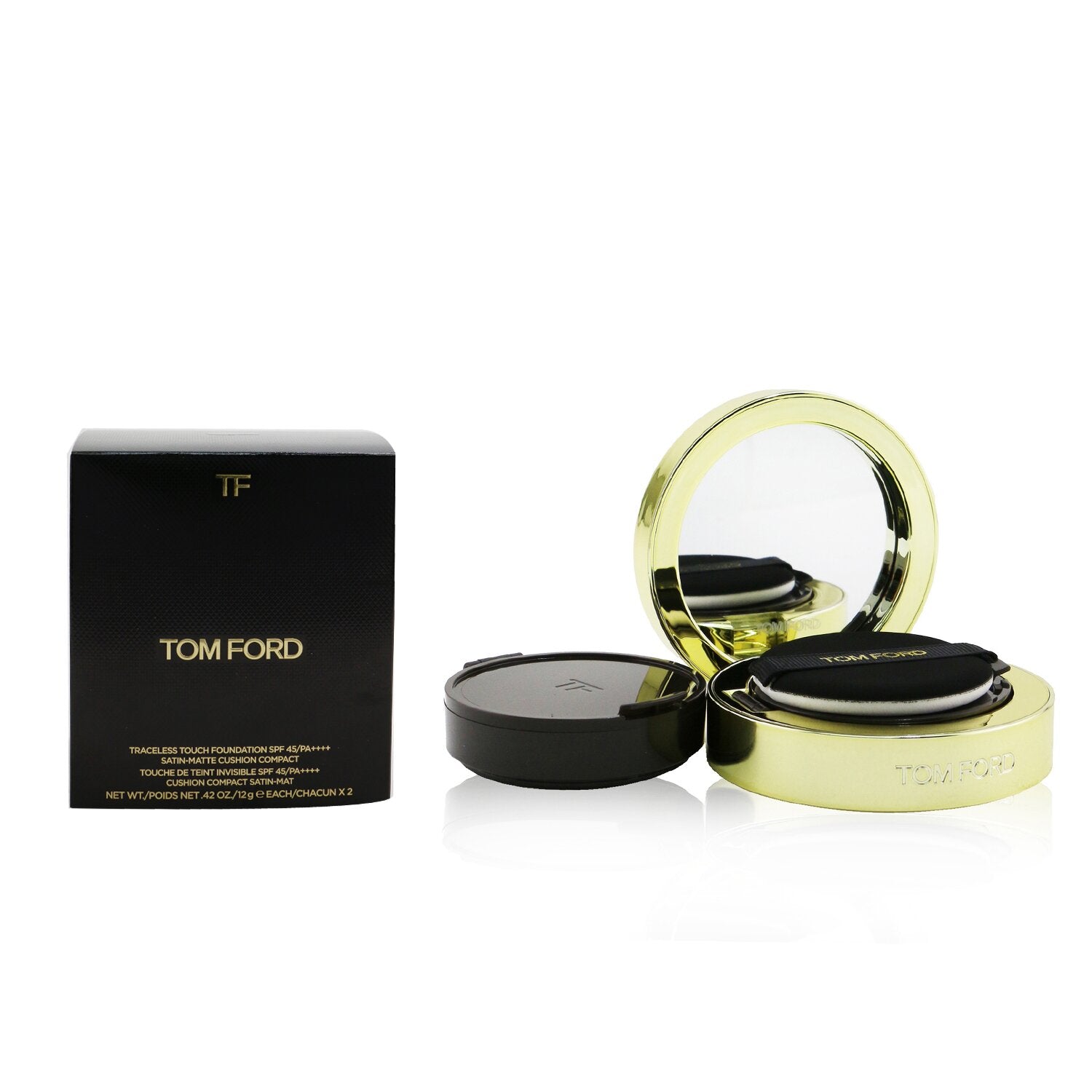 Tom Ford Traceless Touch Foundation Cushion Compact SPF 45 With Extra Refill - # 0.4 Rose  2x12g/0.42oz