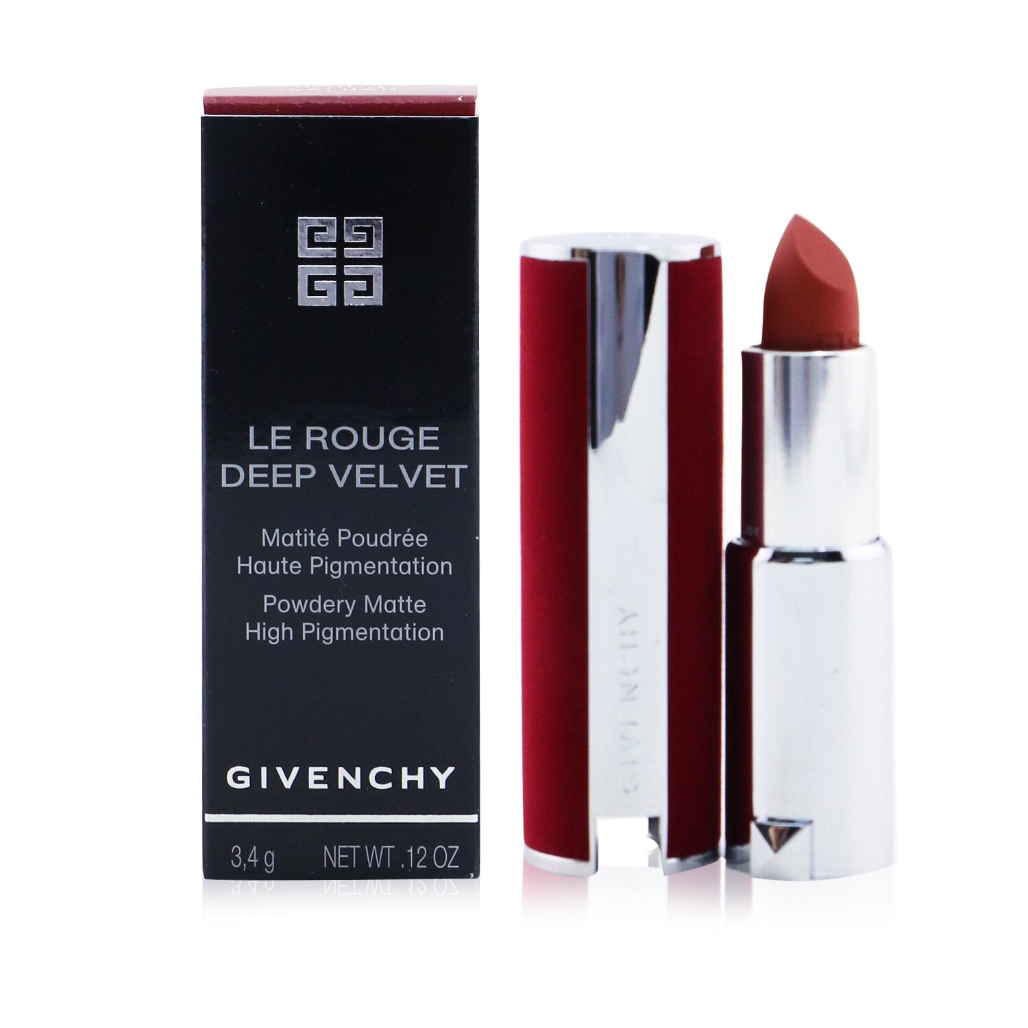 Givenchy Le Rouge Deep Velvet Lipstick - # 36 L'interdit (Unboxed)  3.4g/0.12oz