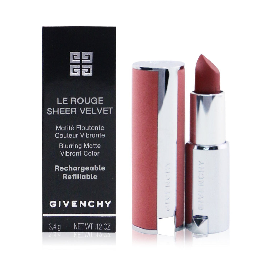 Givenchy Le Rouge Sheer Velvet Matte Refillable Lipstick - # 36 L'Interdit  3.4g/0.12oz