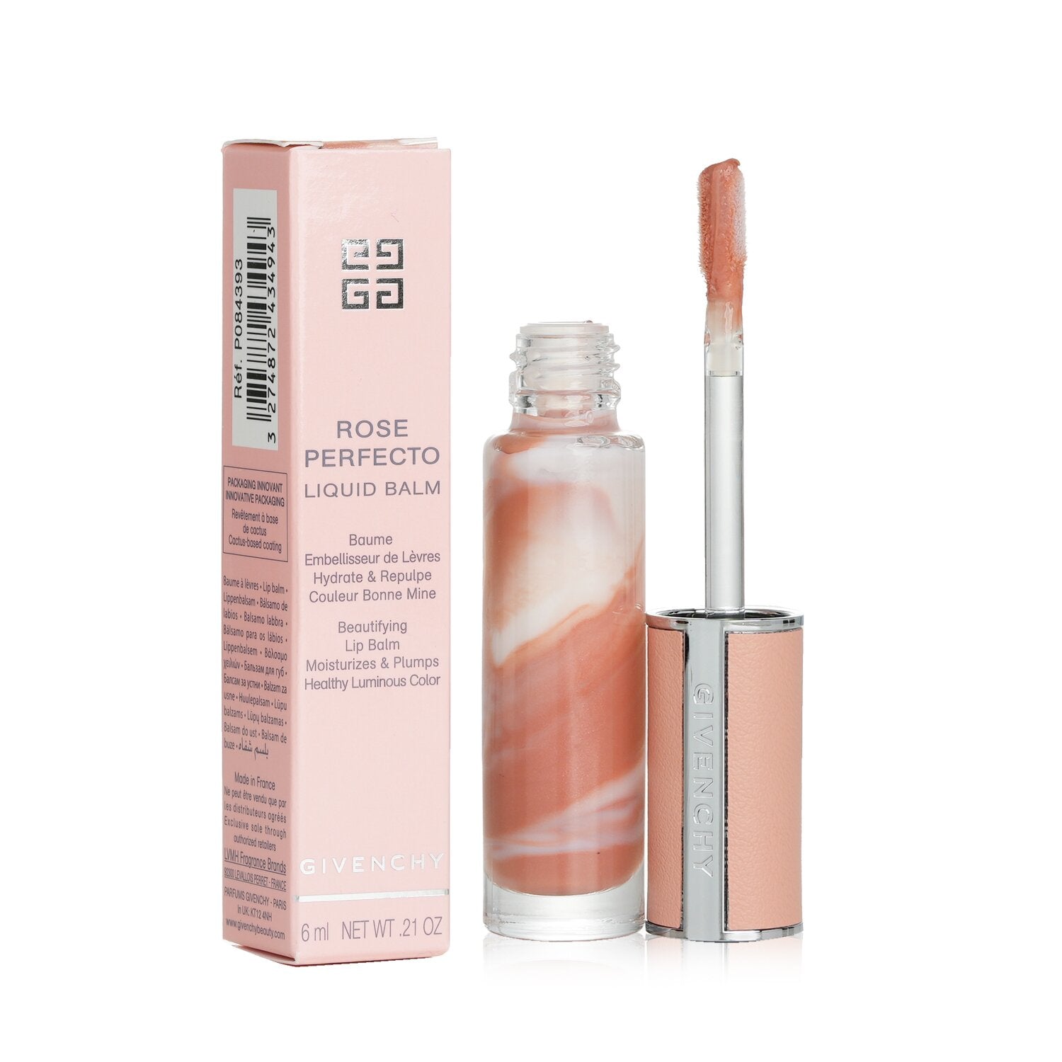 Givenchy Rose Perfecto Liquid Lip Balm - # 210 Pink Nude  6ml/0.21oz