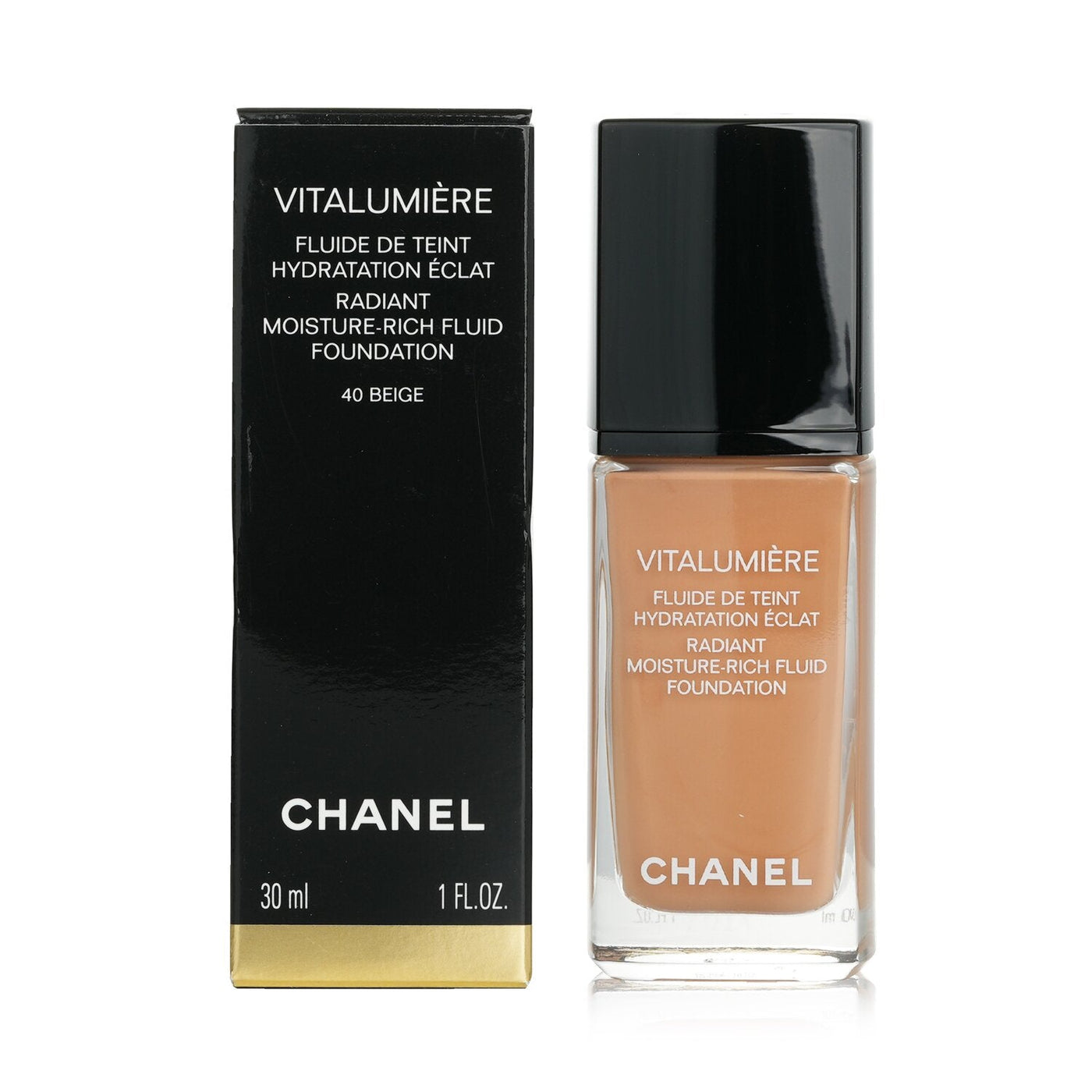 Chanel Vitalumiere Radiant Moisture Rich Fluid Foundation - #25 Petale  30ml/1oz