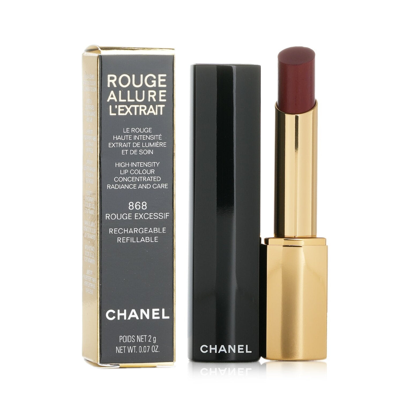 Chanel Rouge Allure L’extrait Lipstick - # 868 Rouge Excessif  2g/0.07oz