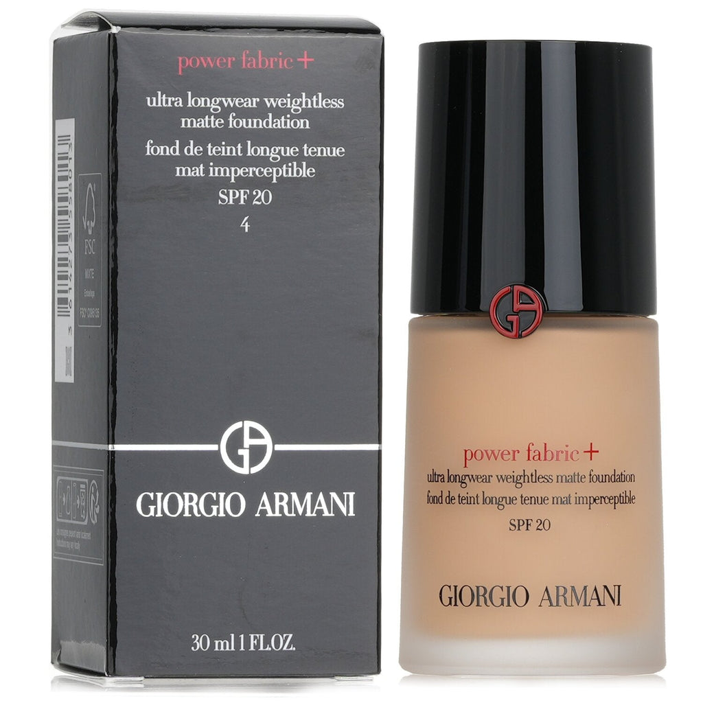 Giorgio Armani Power Fabric+ Ultra Longwear Weightless Matte Foundation SPF 20 - # 6  30ml/1oz