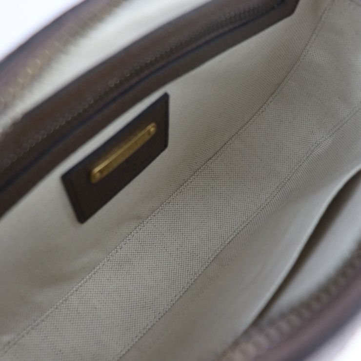 Gucci Belt Bag Waist Calf Leather Brown Multicolor Gold Hardware
