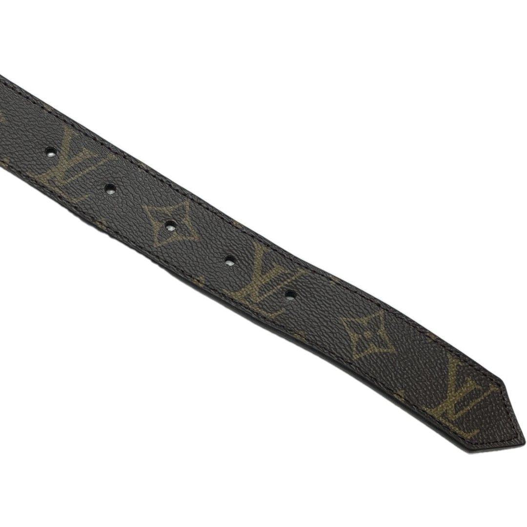 Louis Vuitton Belt Ceinture Monogram Canvas Brown Gold