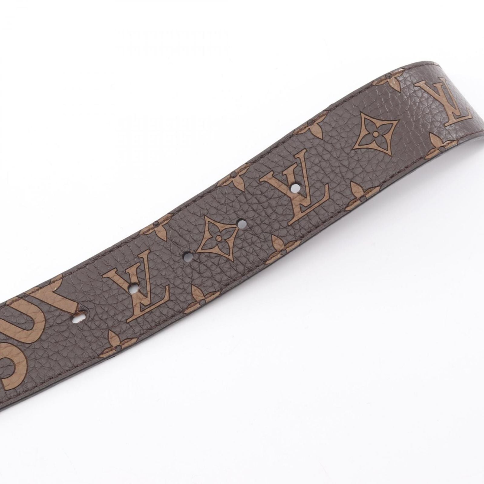 Louis Vuitton Belt Supreme Ceinture LV Initial Leather