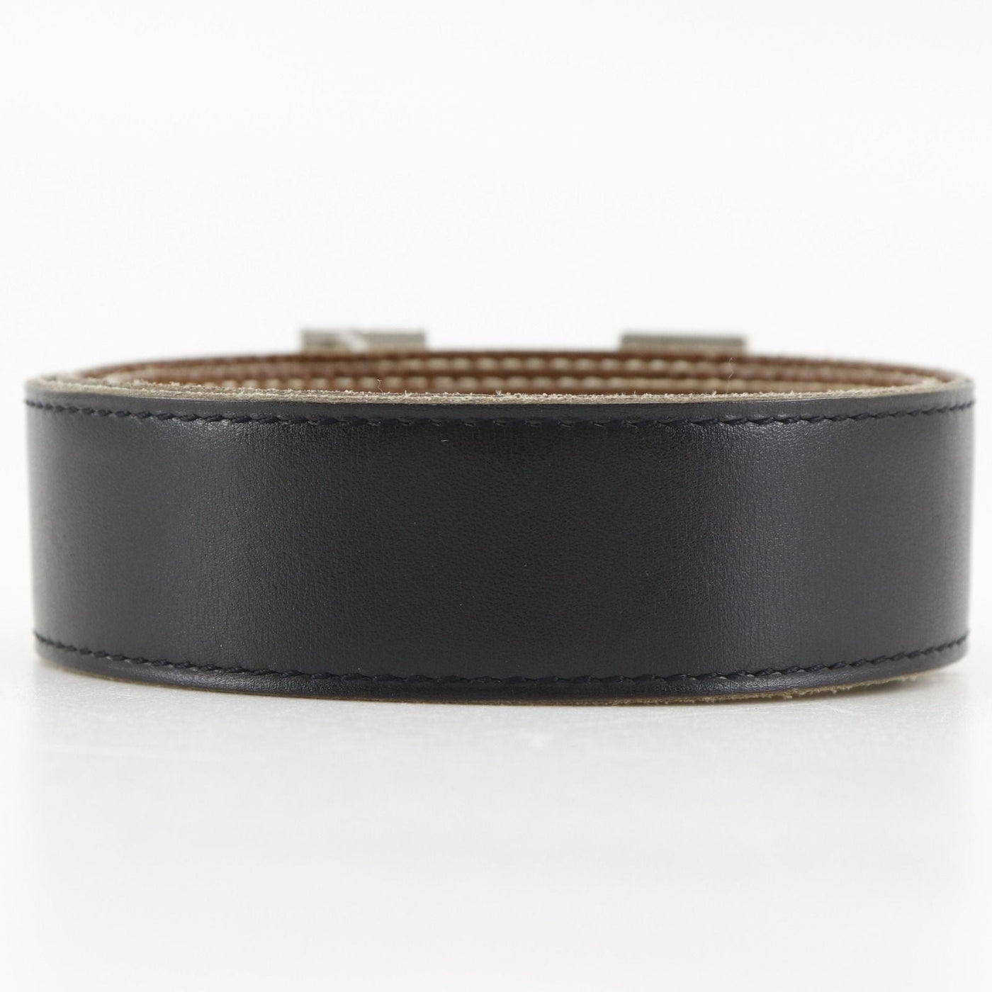 Hermes Belt 85 Reversible Calf Black Brown