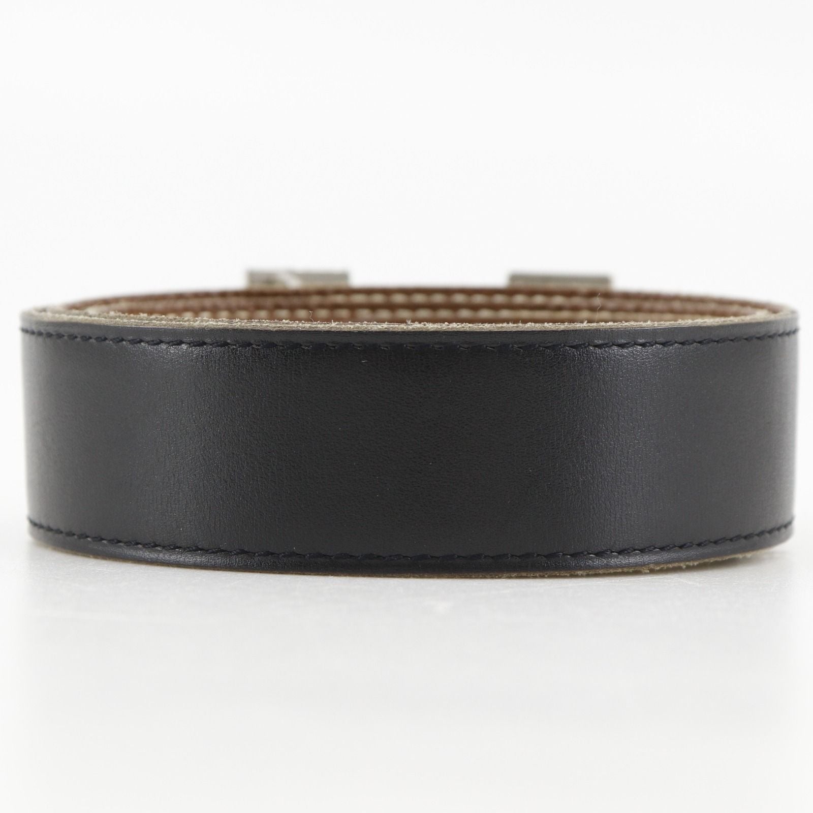 Hermes Belt 85 Reversible Calf Black Brown