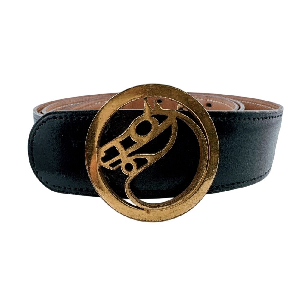 Hermes Vintage Paddock Cheval Buckle Horse Belt
