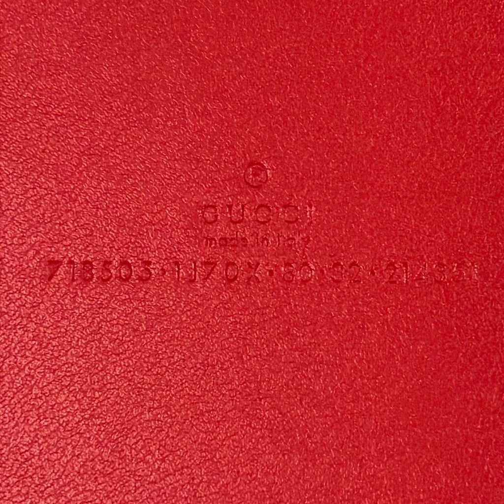 Gucci Belt 80 32 Red Leather