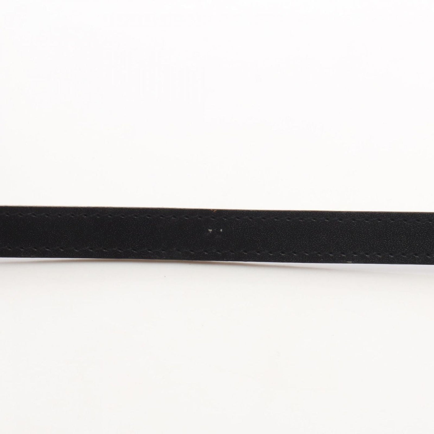 Chanel Belt Logo Plate Leather