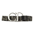 Dior Trotter CD Logo Buckle 70 Black White Canvas Leather Belt