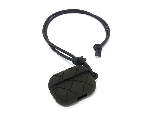Bottega Veneta Airpods Case Dark Gray