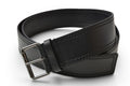 Dior Belt Leather Black Silver Business