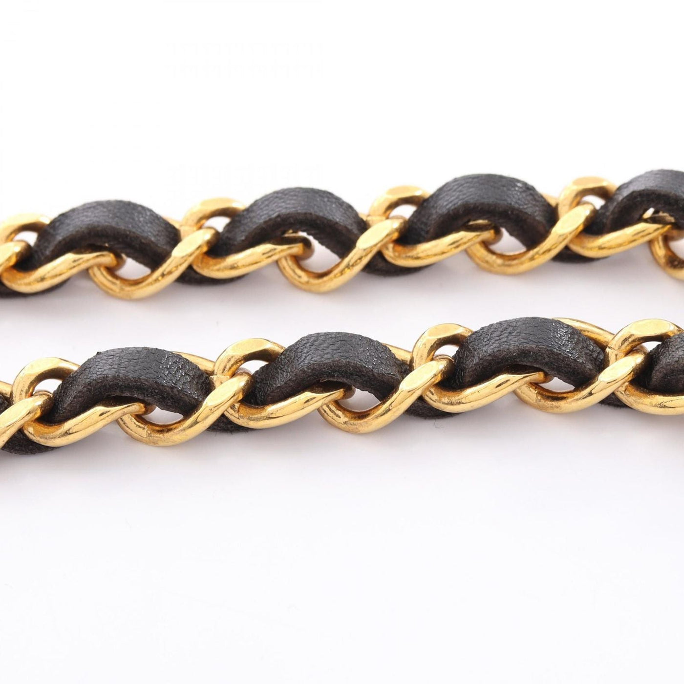 Chanel Belt CC Logo Chain Leather