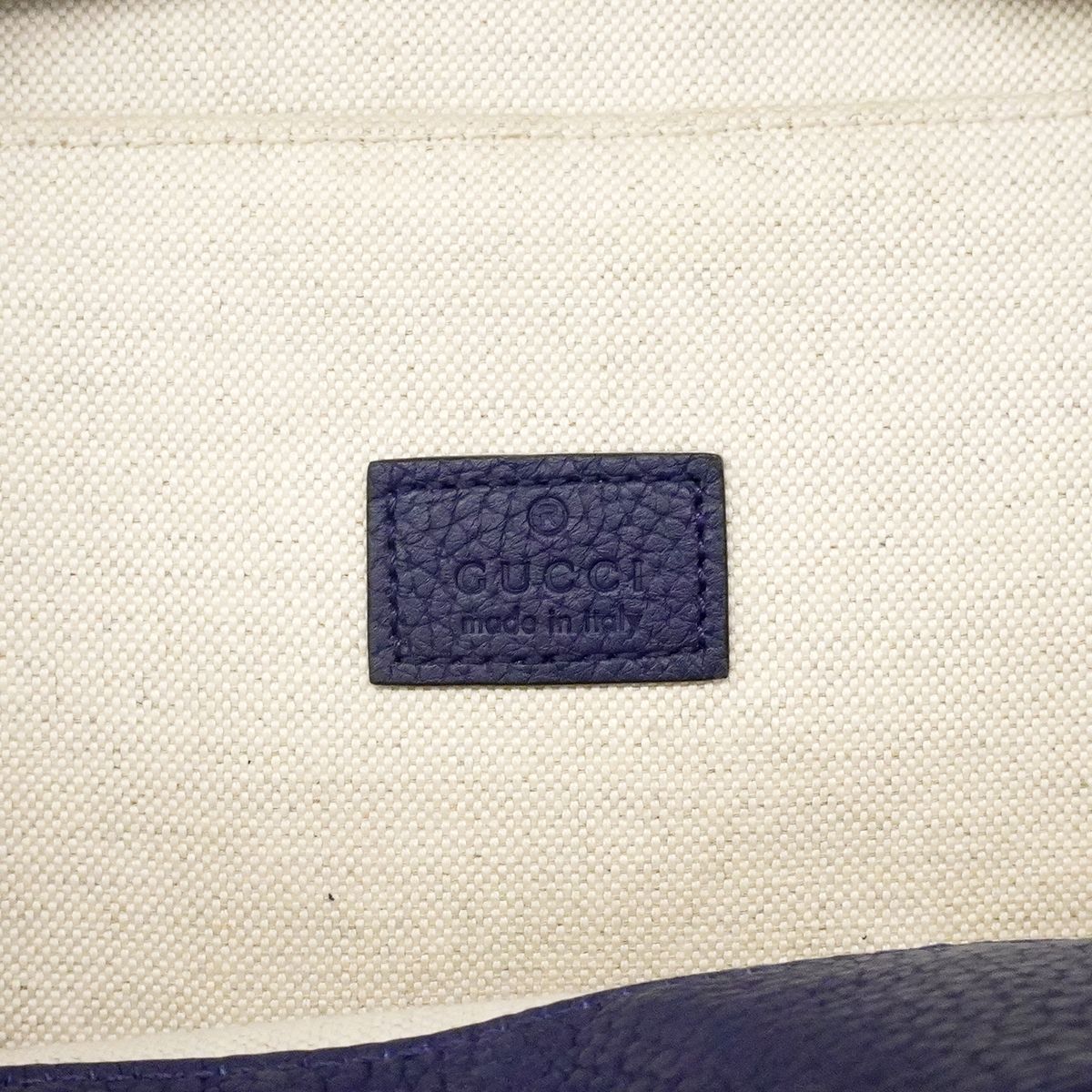 Gucci Belt Bag Jumbo GG Leather Blue Silver