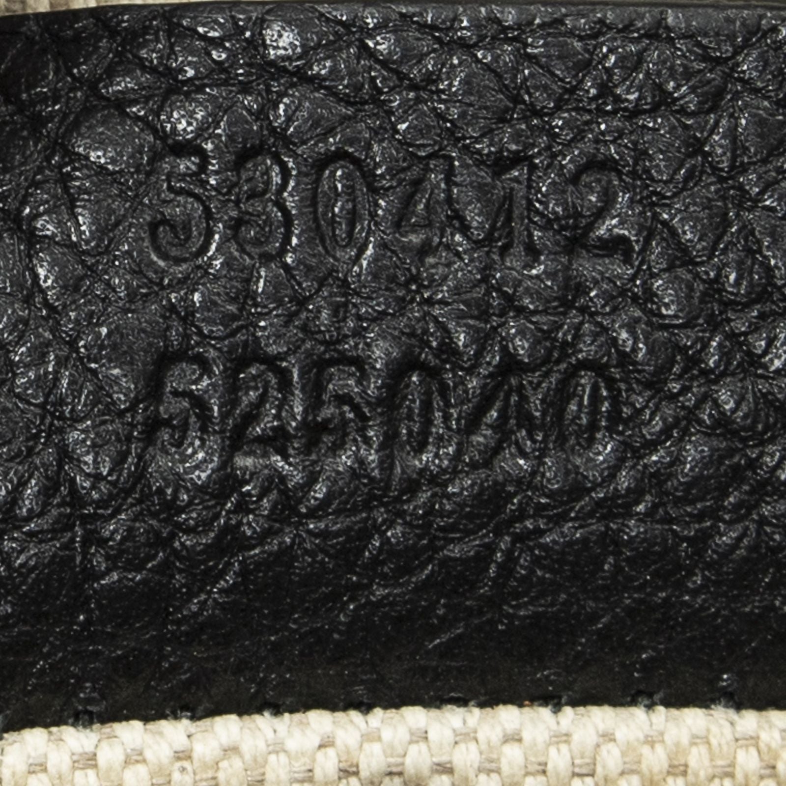 Gucci Web Logo Belt Bag Black Grain Calfskin Leather