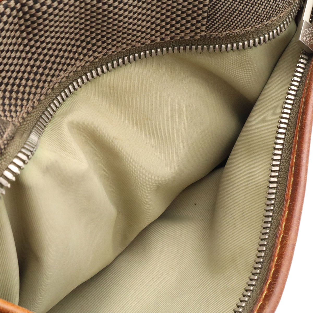 Louis Vuitton Damier Geant Acrobat Belt Bag Canvas Leather Tail Khaki