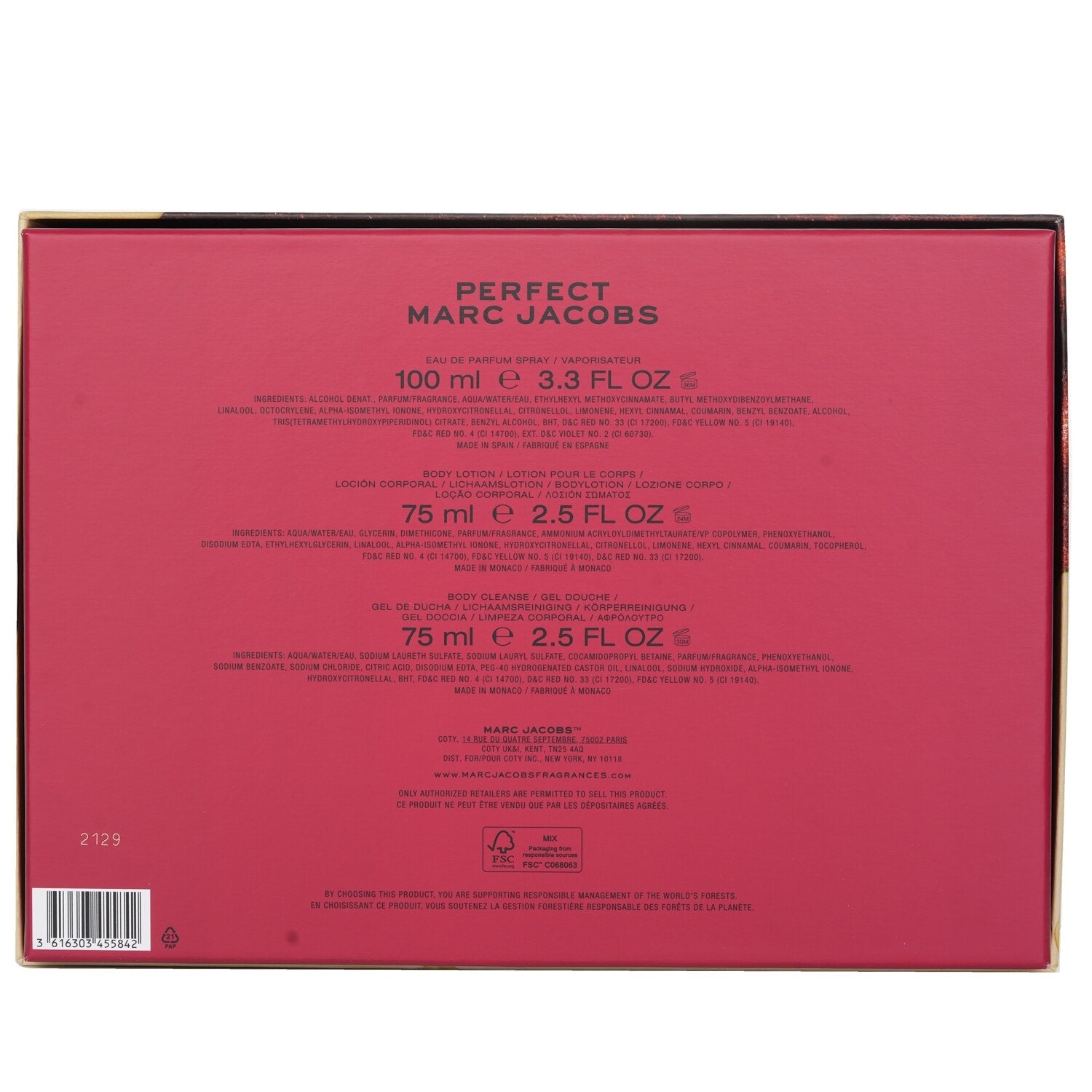 Marc Jacobs Perfect Coffret:  3pcs