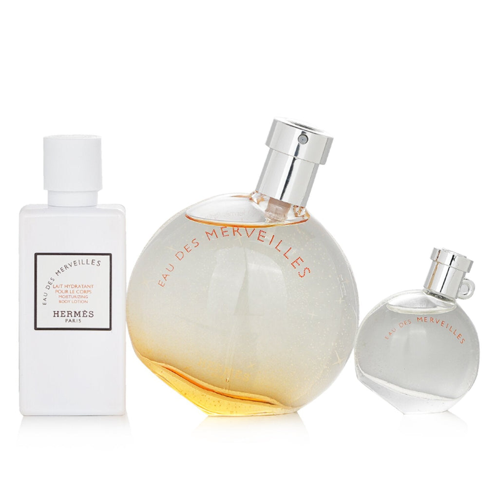Hermes Eau Des Merveilles Coffret  3pcs