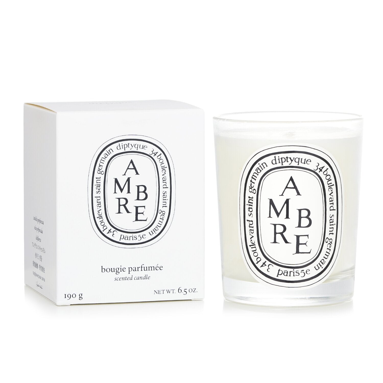 Diptyque Scented Candle - Ambre (Amber)(Unboxed)  190g/6.5oz