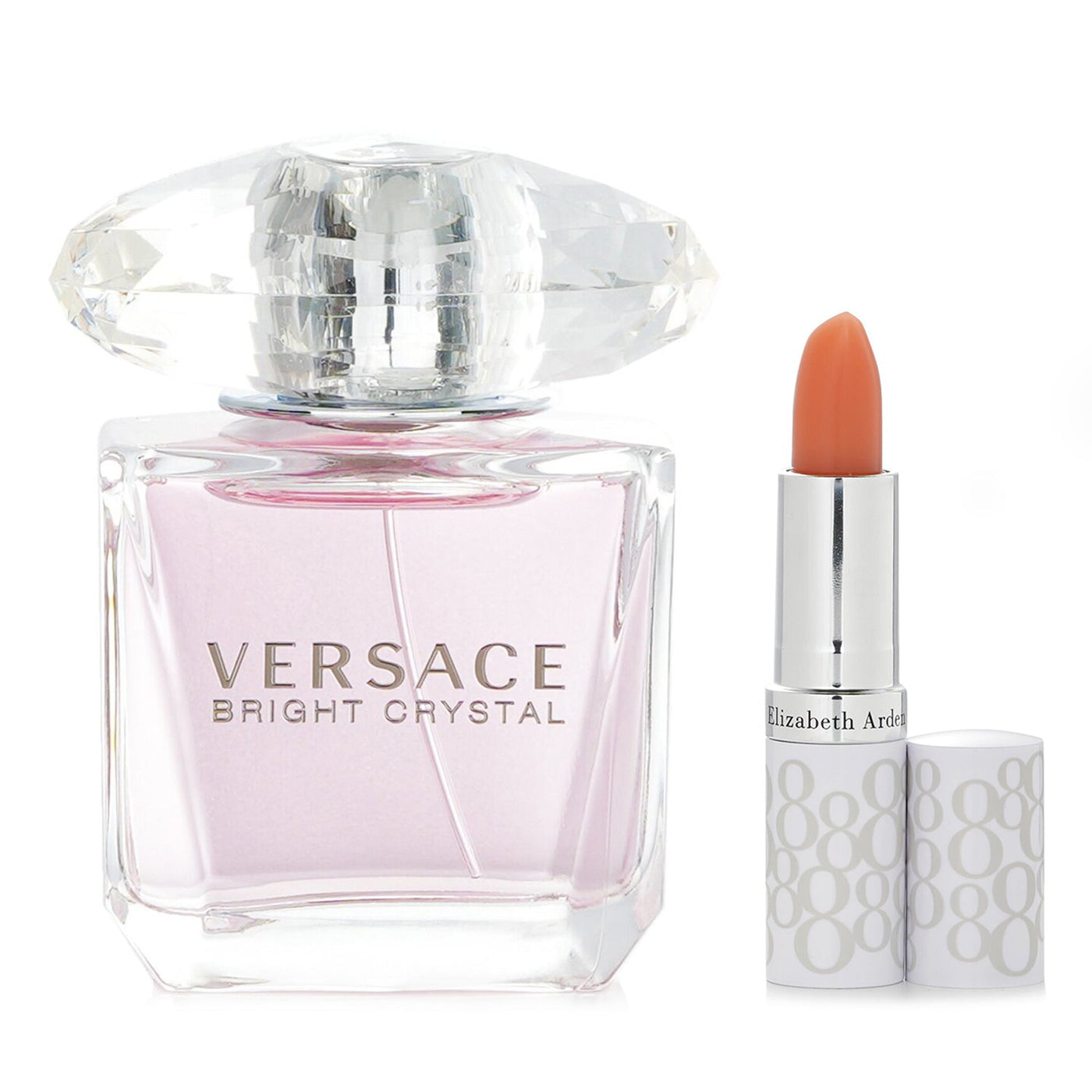 Versace Bright Crystal Eau De Toilette30ml+Eight Hour Lipcare Stick 3.7g  2pcs