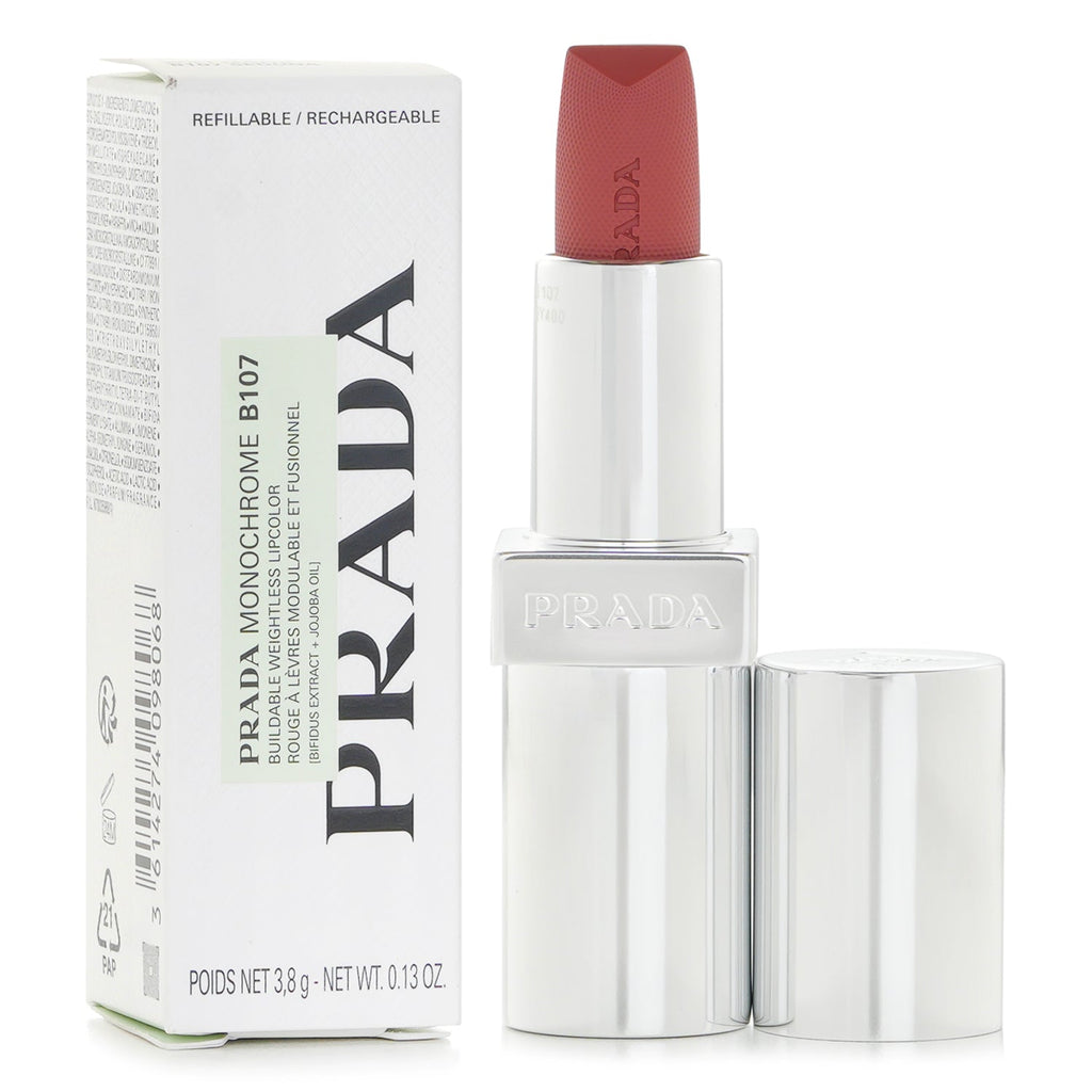 Prada Monochrome Soft Matte Refillable Lipstick - # B107 Sedona  3.8g