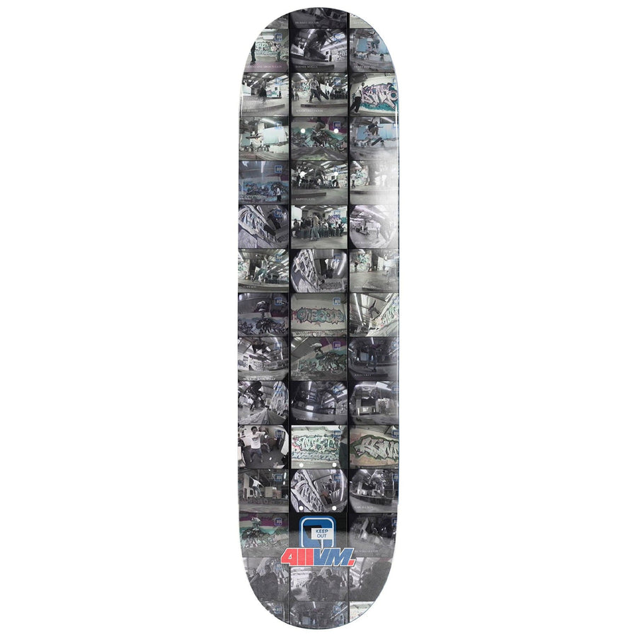 411VM Heritage Skateboard Deck Private Property Frame Grab Black 8.25" x 32"