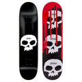 Zero Skateboard Deck 3 Skulls Blood & Single Skull Black 8.0" 2 Pack of Decks