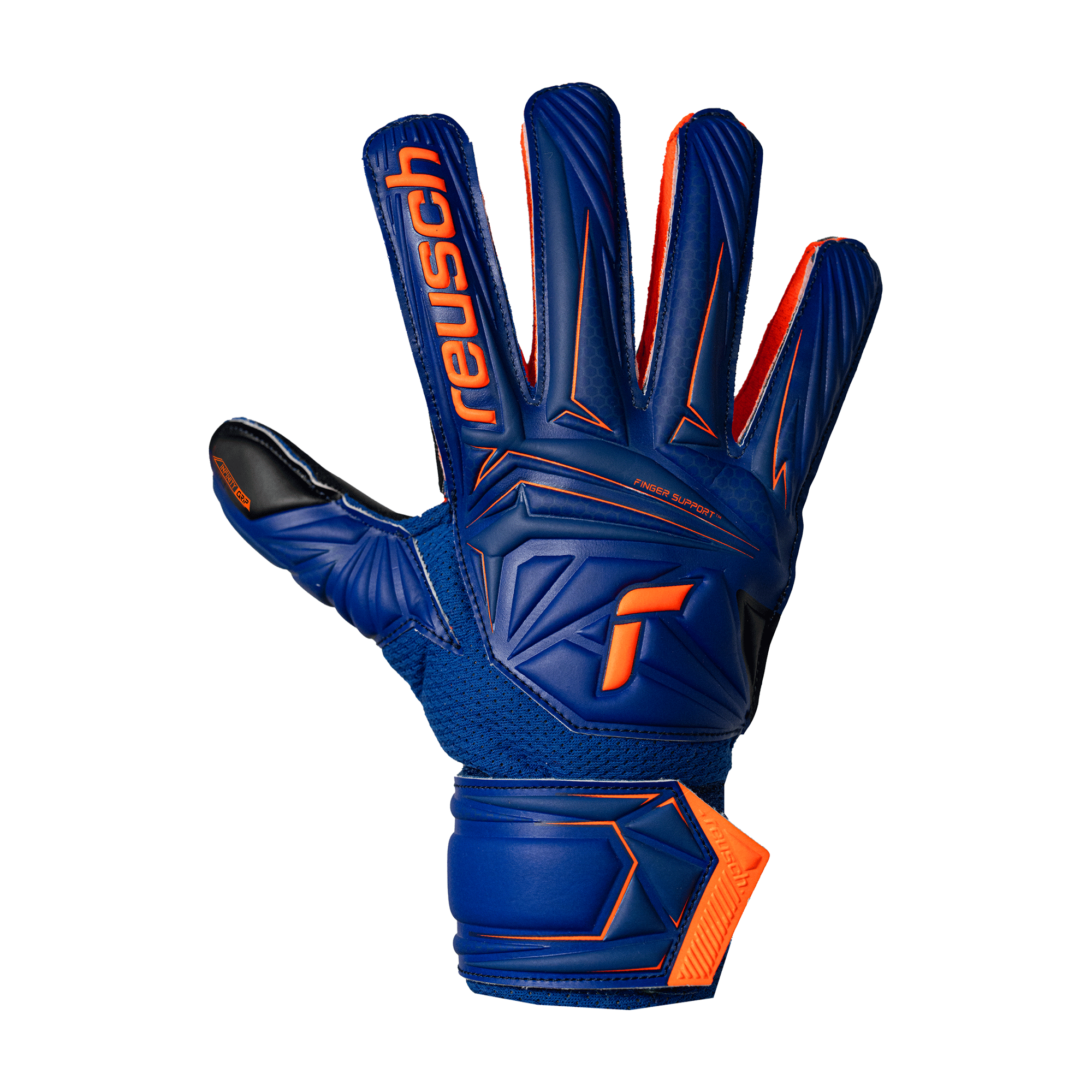 Reusch Attrakt Infinity Finger Support Junior Goalkeeper Gloves