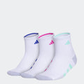 Cushioned Quarter Socks 3 Pairs