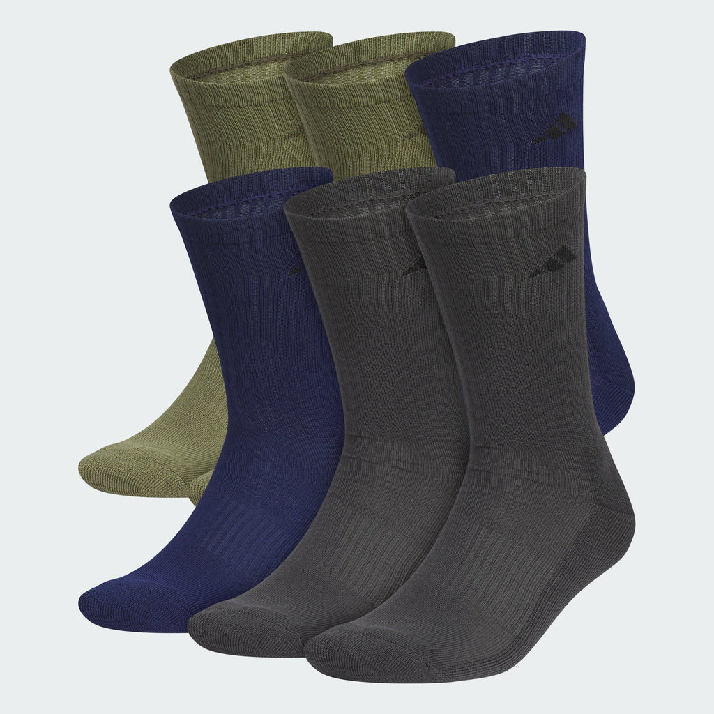 Athletic Cushioned 6-Pack Crew Socks