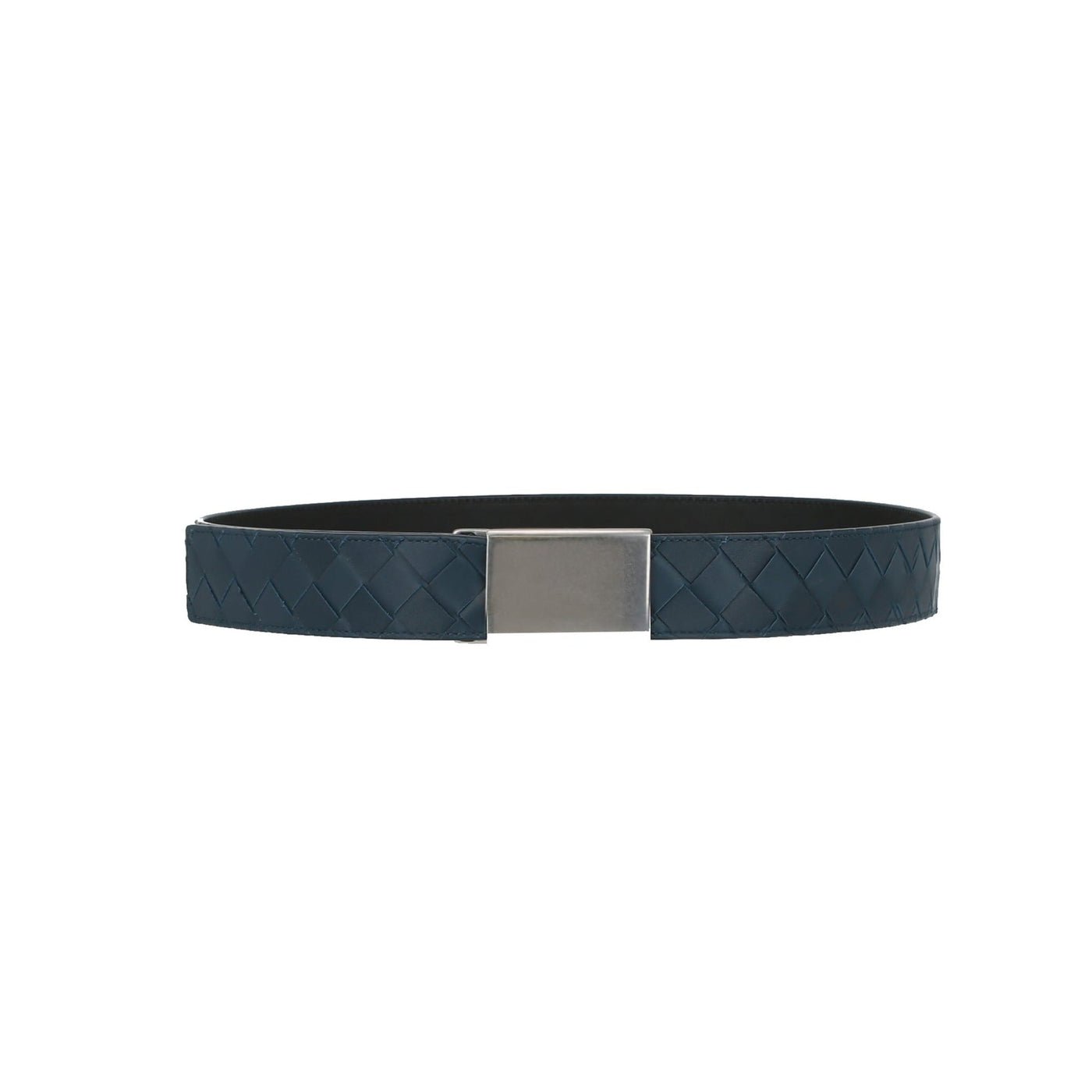 Bottega Veneta Intrecciato Woven Belt - Blue