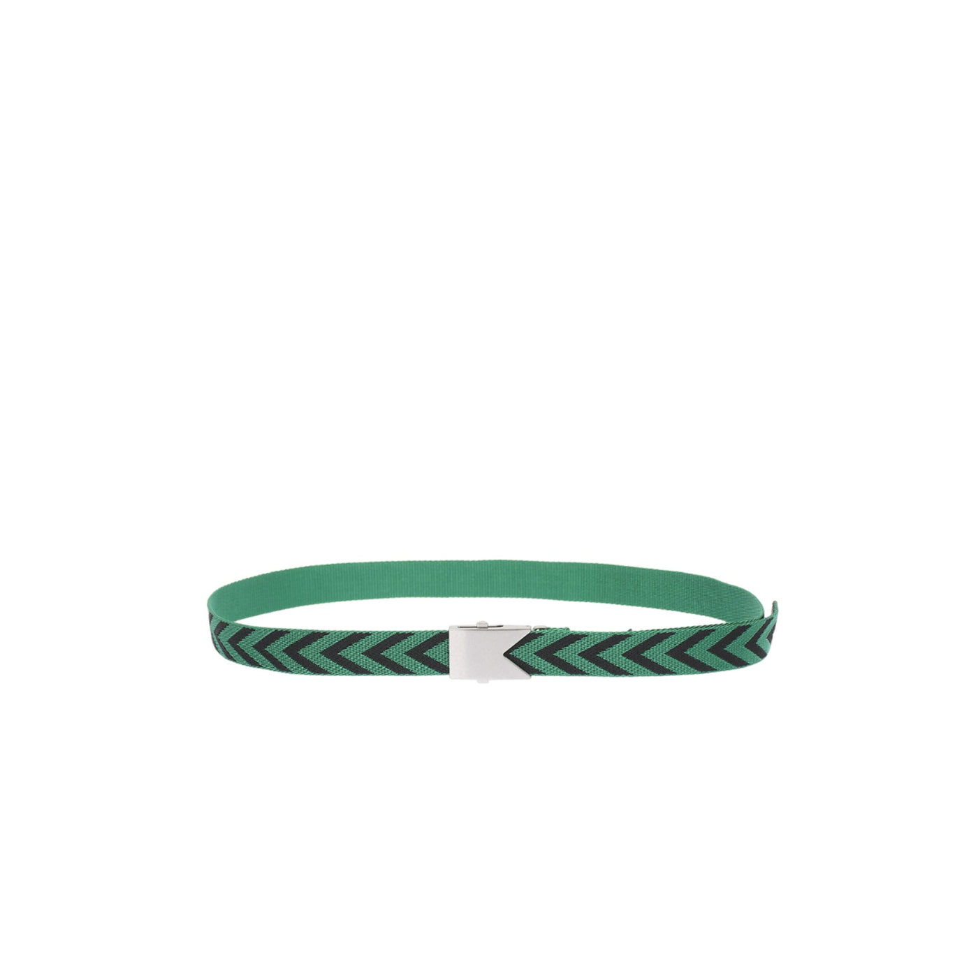 Bottega Veneta Polyester Belt in Green/Black