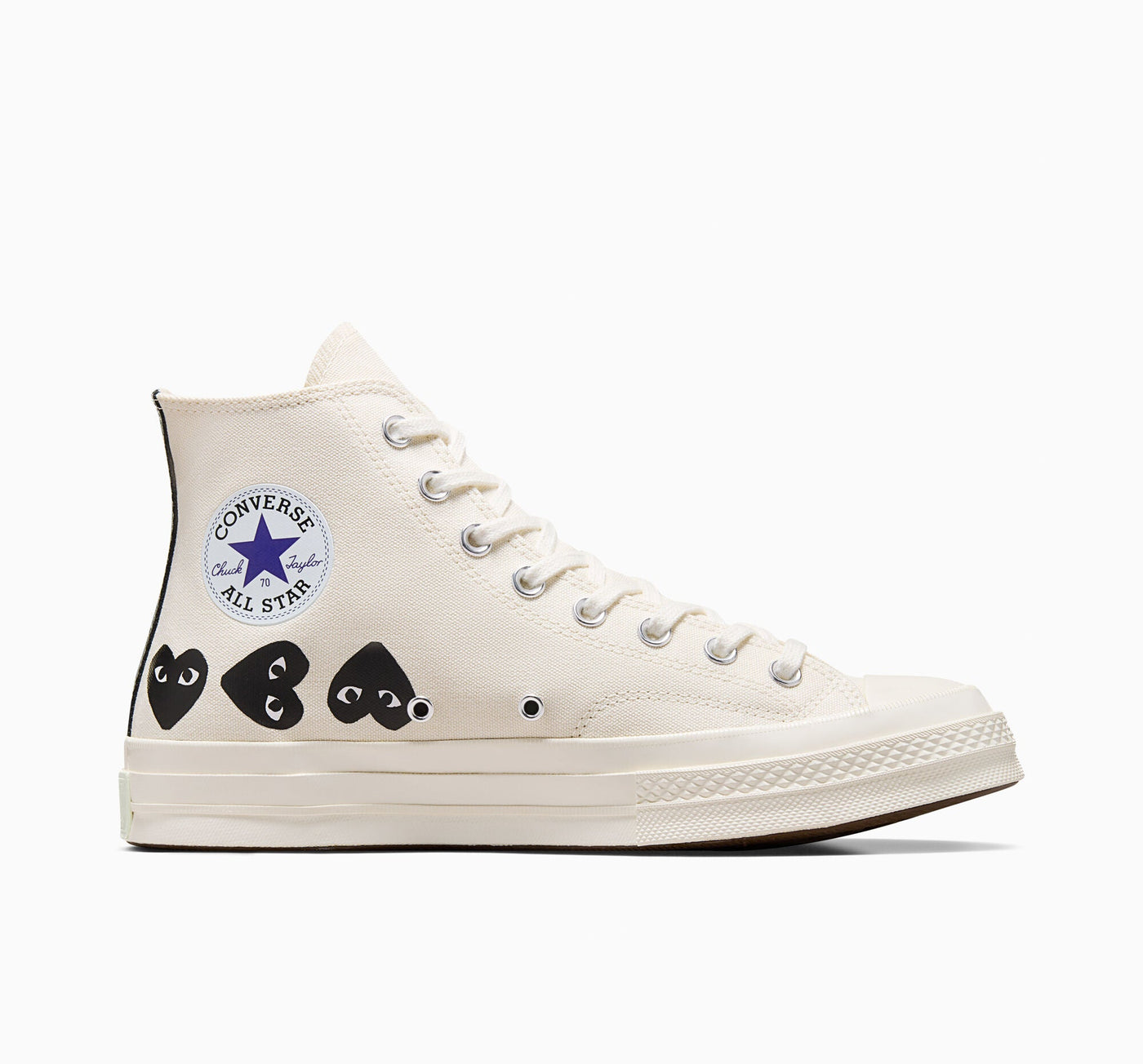 Converse x Comme des Garçons PLAY Chuck 70 Multi Heart High Top