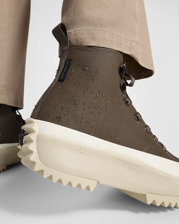 Run Star Hike Platform Weatherized Leather High Top