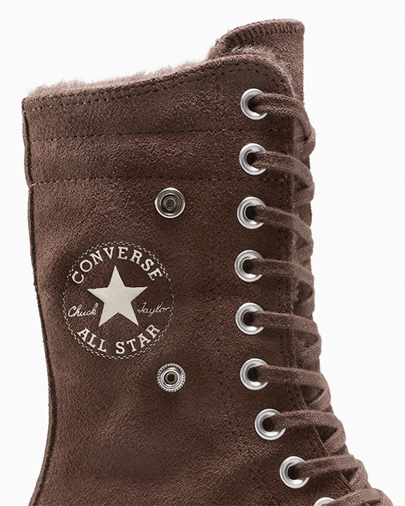 Chuck Taylor All Star Fold-Over Lift Platform XHi Faux Fur