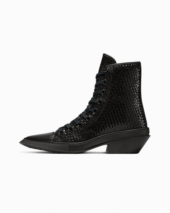 Chuck 70 De Luxe Pointed Platform Woven Leather