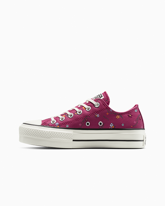 Chuck Taylor All Star Lift Platform Floral Patchwork