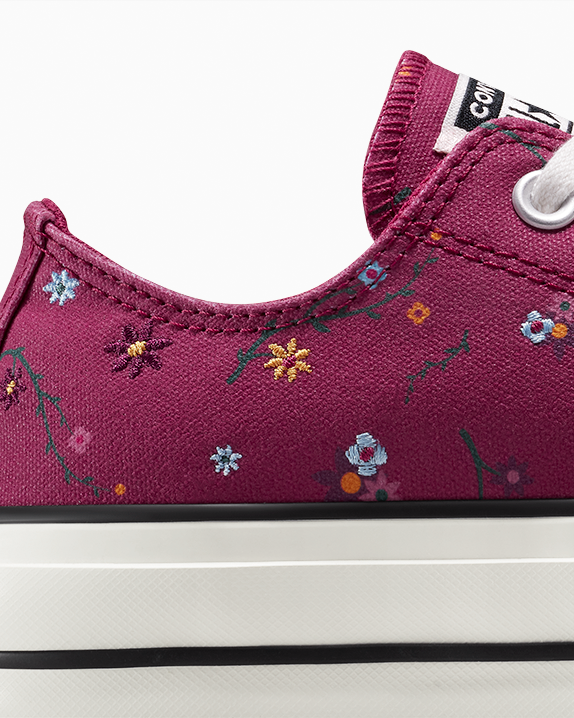 Chuck Taylor All Star Lift Platform Floral Patchwork